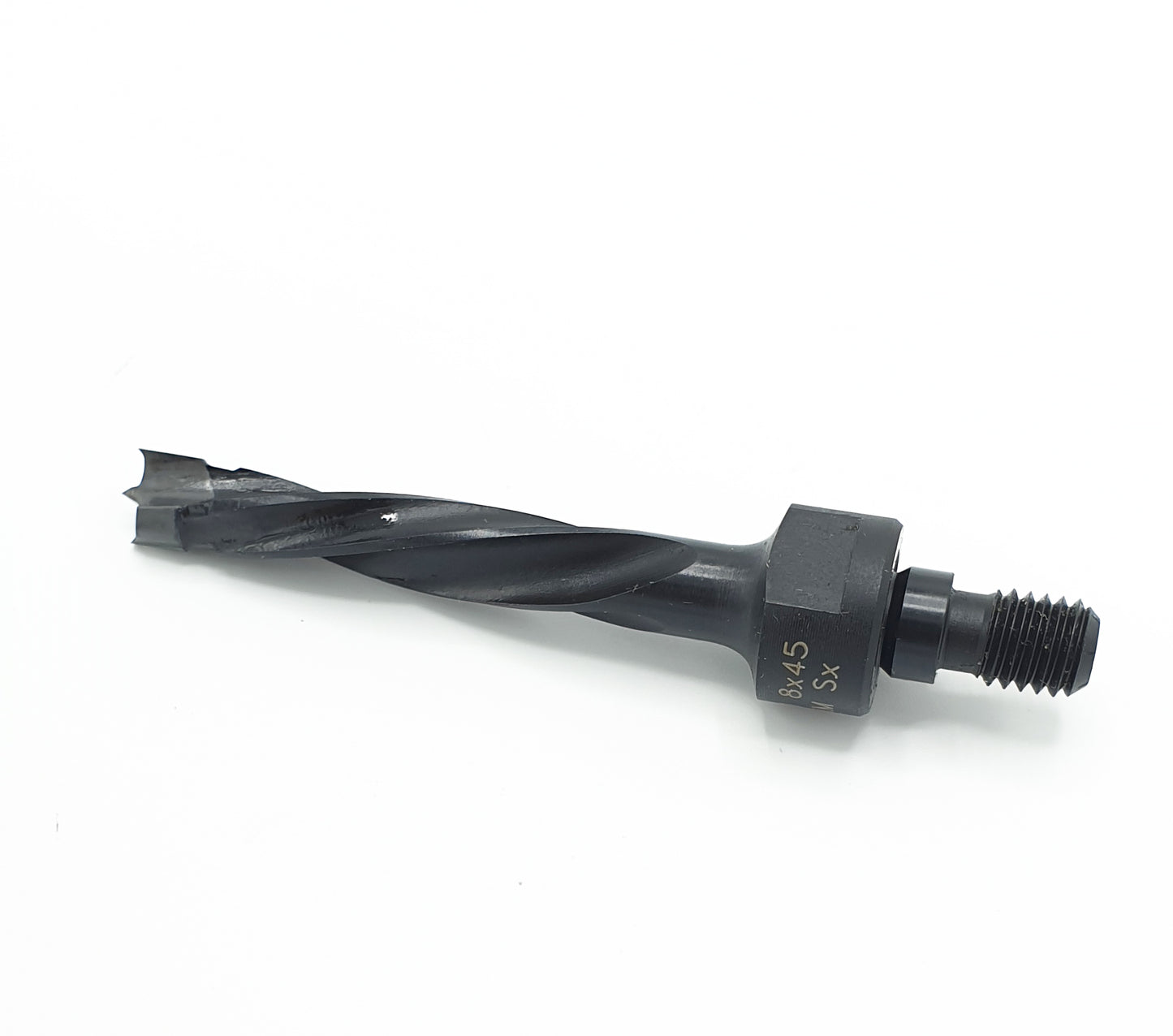 HW deugelboor D8.2*45*TL63*M10 + centreerkraag 11*4