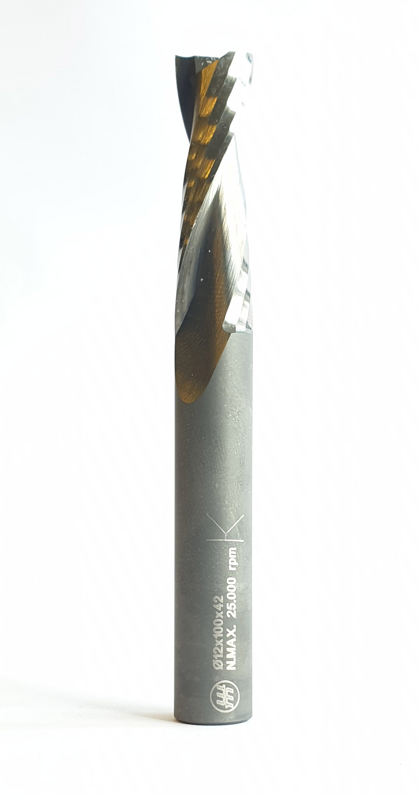 VHW spiraalbovenfrees Kolf 12mm Z=2 R POS
