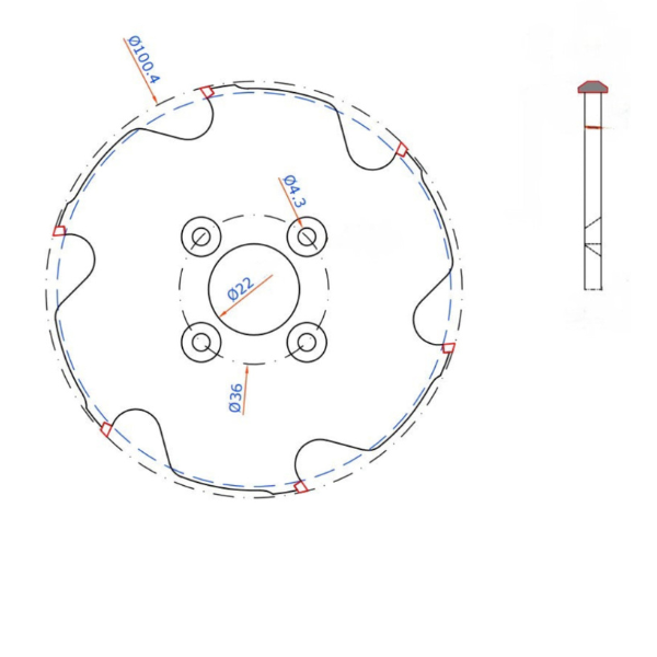 HW profielfrees Clamex