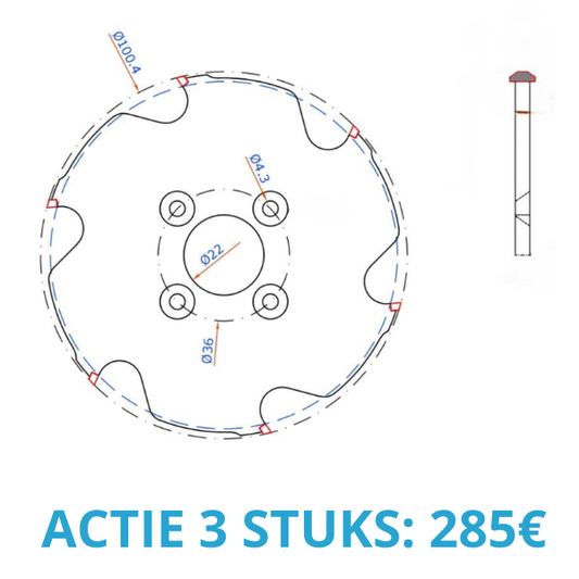 HW profielfrees Clamex