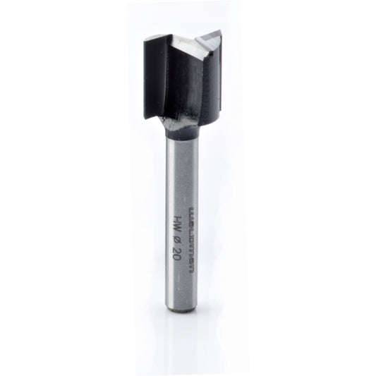 HW bovenfrees recht D20*20*8 Z2 TL70