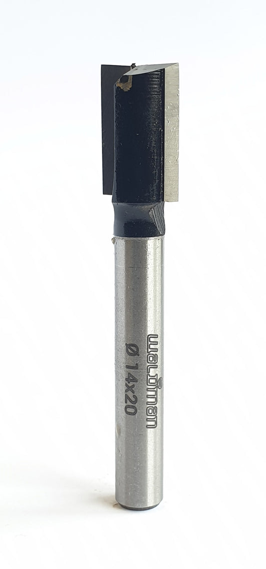HW bovenfrees recht D14*20*8 Z2 TL70