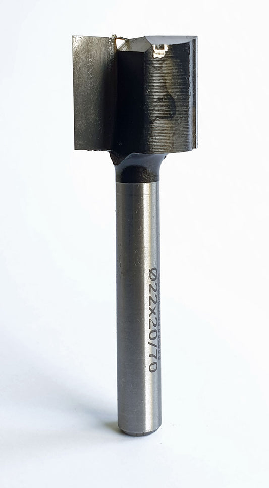 HW bovenfrees recht D22*20*8 Z2 TL70