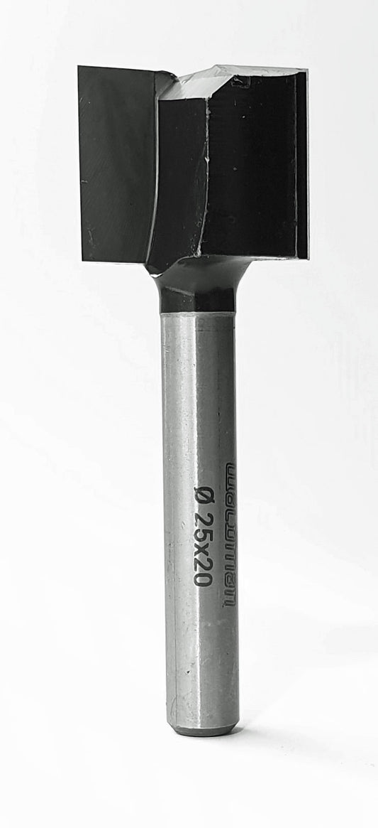 HW bovenfrees recht D25*20*8 Z2 TL70