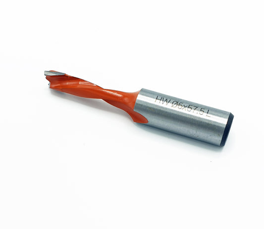 HW deugelboor D6*27*10 TL57.5 Z=2+2v