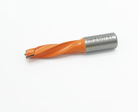 HW deugelboor D8*30*10 TL57.5 Z=2+2v met Rückenführung