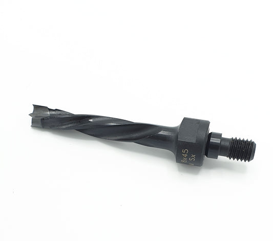 HW deugelboor D8*45*TL63*M10 + centreerkraag 11*4