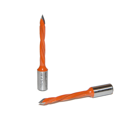 HW doorgangsboor D5*40*10 TL70 Z=2 met Rückenführung