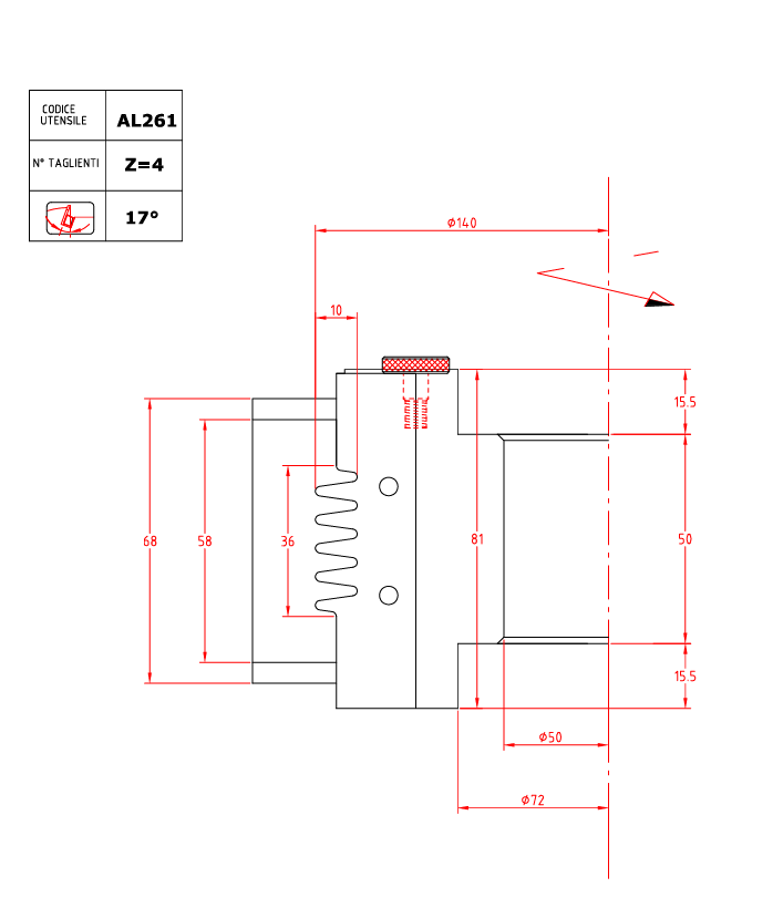 Verlijmfrees voor CNC of topie