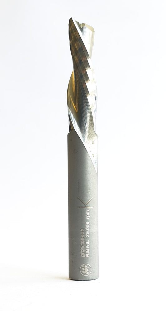 VHW spiraalbovenfrees Kolf 12mm Z=2 R NEG