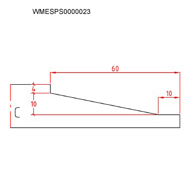 HW profielmessen (2 st.) pr.C AM909 voor WMEKAS0000009 (bossing)